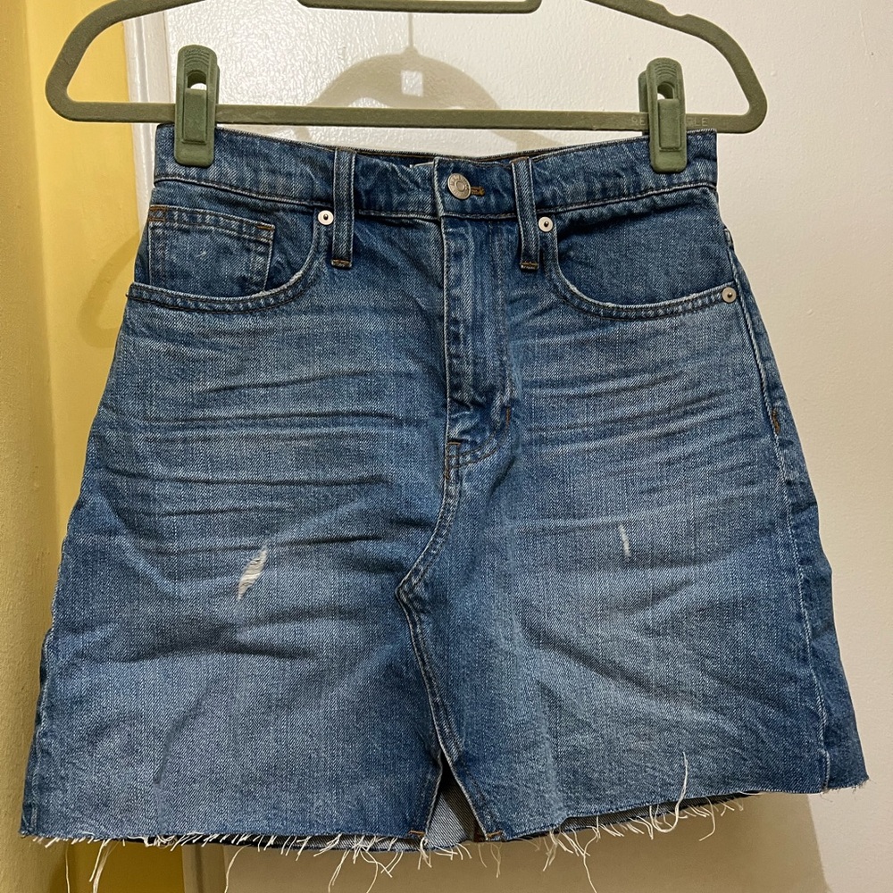 Madewell mini skirt